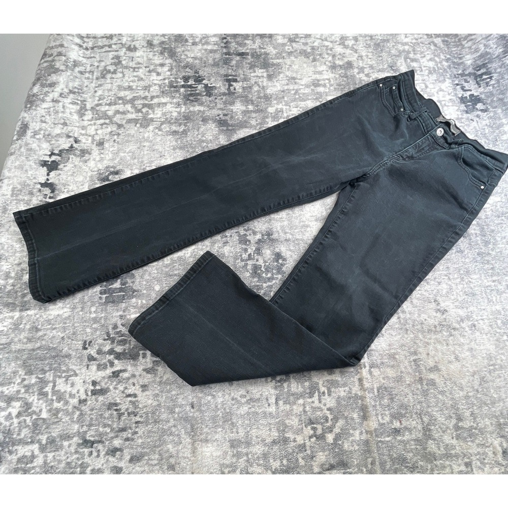 Levi's Womens 8 S/C 512 Perfectly Slimming Bootcut Jeans Black Denim Stretch
